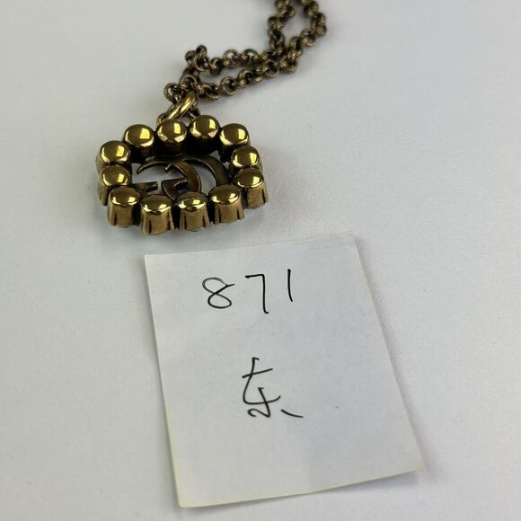 Gucci GG Logo Diamond Around Necklace - Picture 10 of 10
